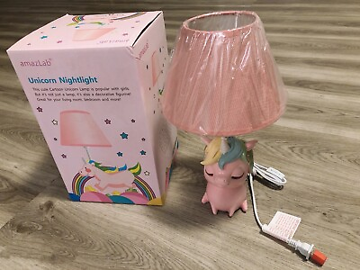 #ad Girl‘s unicorn night lamp with one bulb， the Latest Brand new $12.00