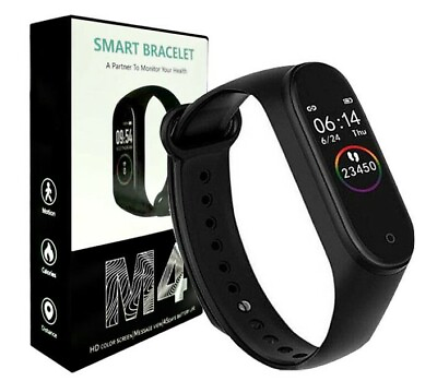 #ad Fitness Tracker M4 Smart Bracelet A Partner To Monitor Your Health $10.99