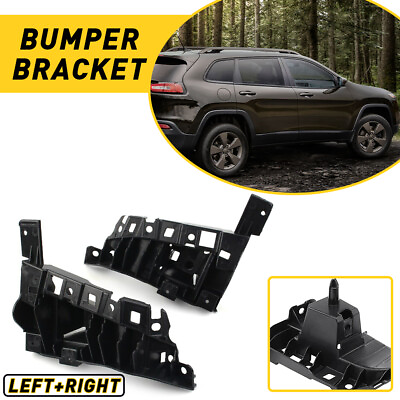 #ad 2x Face Bumper Bar Bracket Retainer Mounting For Cherokee Overland 2016 2018 EW $26.59