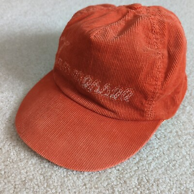 #ad Tennessee Hat Adult Orange Corduroy Snapback Cap Adjustable Vintage USA $32.00