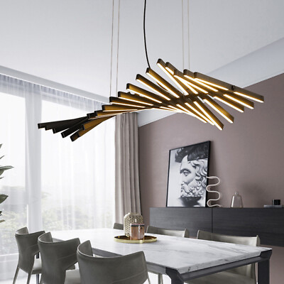 #ad Home Black Chandelier Lighting Kitchen Pendant Light Bedroom Lights Ceiling Lamp AU $548.05