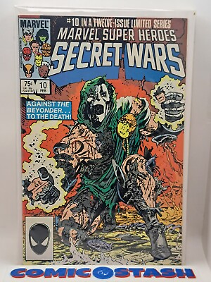 #ad MARVEL SUPER HEROES: SECRET WARS #10 Dr DOOM MARVEL COMICS SPIDER MAN X MEN $5.00