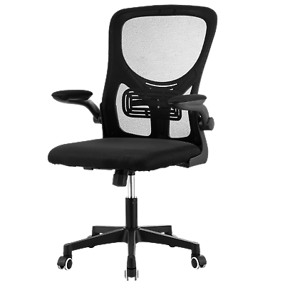 #ad Office Desk Chair Mesh Chair Swivel Mid Back Ergonomic Computer Task Chairs Qqwr $59.36