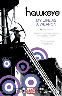 #ad Hawkeye 1 : My Life As a Weapon Paperback by Fraction Matt; Aja David ILT... $15.82