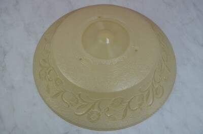Vintage Beautiful Tan Color Big Glass Ceiling Shade 16 1 4quot; $79.99