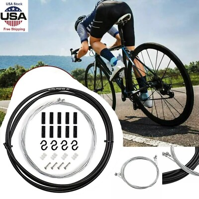 #ad Mountain Bike Repair Brake Shift Cable Kit Universal Bike Transmission Line USA $9.08