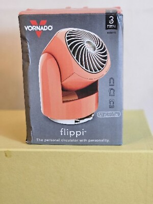 #ad Used 1 Time Vornado5quot; Flippi Personal Air Dual Fan 2 Speeds Melon In Color $29.99