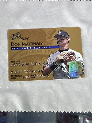 #ad 1995 Donruss Studio Gold #3 Don Mattingly New York Yankees $4.00