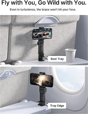 #ad Universal phone stand 360 Degree Rotation Plane Phone Holder Travel Essentials $6.99