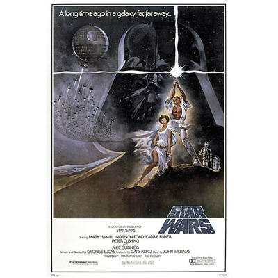 #ad STAR WARS A NEW HOPE MOVIE POSTER 24x36 CLASSIC VINTAGE 85130 $11.95