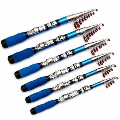 #ad USA Telescopic Fishing Rod Super Short Retractable Folding Poles for Saltwater $15.19