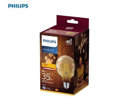 #ad philips LED vintage 4W 35w 400 Lumen $9.90