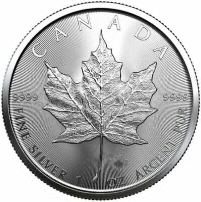 #ad #ad 2023 .1 oz Canadian Silver Maple Leaf $5 Coin 9999 Fine Silver BU US $23.93