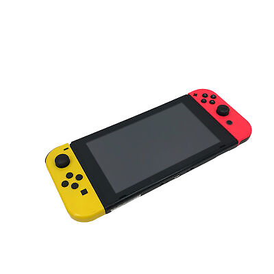 #ad Nintendo Switch HAC 001 32GB Handheld Gaming Console w Neon Red Yellow Joy Cons $146.85