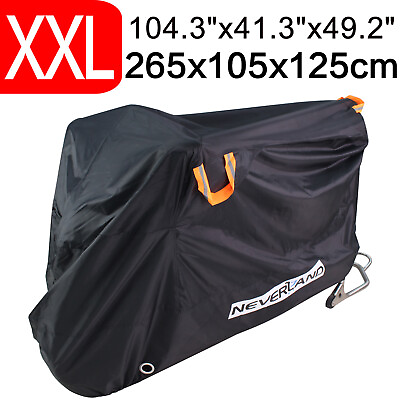 #ad XXL Motorcycle Cover Waterproof Heavy Duty for Winter Outside Storage Snow Rain $27.59