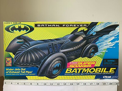 #ad Batman Forever Super Soaker High Speed Water Powered Batmobile set $81.99
