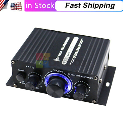 #ad 12V HiFi 2 Channel Power Amplifier Mini Audio FM Car Home AMP 2020W US $17.79