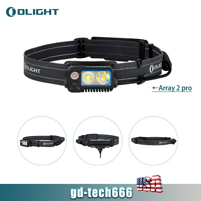 #ad Olight Array 2 Pro Black 1500 Lumens Headlamp with Red Light Option for Camping $89.99
