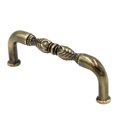 #ad Sherwood Antique Brass Solid Brass 3quot;cc Handle Pulls F137 Keeler Savannah $17.46