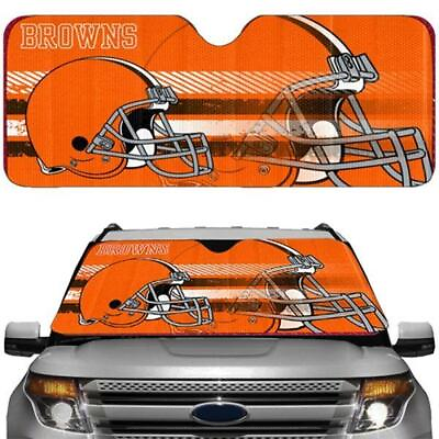 #ad Cleveland Browns NFL Officially Licensed Auto Sun Shade Free Shipping $20.49