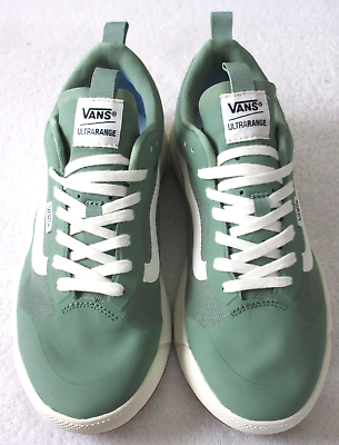 #ad Vans Women#x27;s UltraRange Exo Light Green White Skate Trail shoes Size 9.5 NIB $67.99