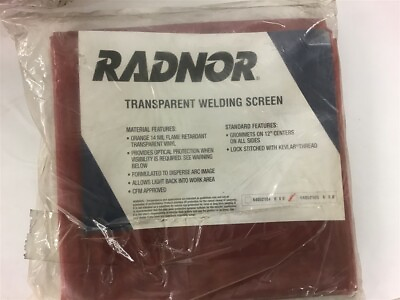 #ad Radnor Transparent Welding Screen $30.00