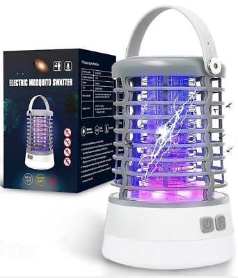 #ad Grid LED Electric Mosquito Killer Light with UV Light Bug Zappers Mosquito Lamp $12.39