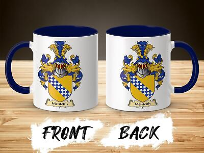 #ad Scottish Clan MacIntosh Crest Mug Heraldic Coffee Cup Tartan Gift Idea $21.11