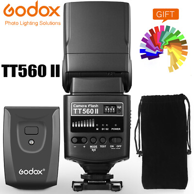 #ad Godox TT560II TT560 II Thinklite Camera Flash Build in 433MHz Wireless Receiver $59.00