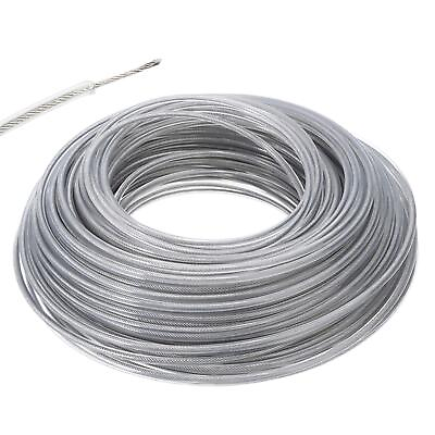 #ad 120quot; X 150 ft Round Trimmer Line Universal Steel Wire Grass Trimmer Wire Rope... $33.81