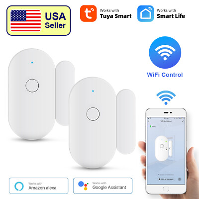 #ad Wireless Wifi Home Window Door Burglar Security Alarm Sensor System Alexa Google $16.99