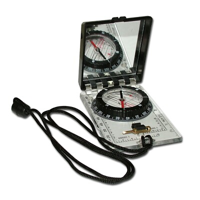 #ad *OPEN BOX* Advantage™ Hand Held Compass w Built In Clinometer Sighting Mirror $15.99