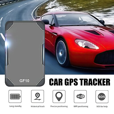 #ad GF10 Mini Magnetic GPS Tracker Real time Car Truck Vehicle Locator GSM GPRS USA $24.01
