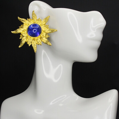 #ad Alloy Sunflower Earrings Retro Women#x27;s Trend Bohemian Ethnic Style Earrings $6.05