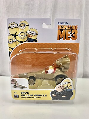 #ad Despicable Me 3 Dru#x27;s Villain Vehicle Free Wheeling Action Toy FREE SHIPPING $18.99