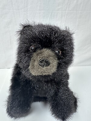 #ad Folkmanis Furry Folk Vintage Black Bear Puppet Made in USA 12” x 10” collectable $16.99