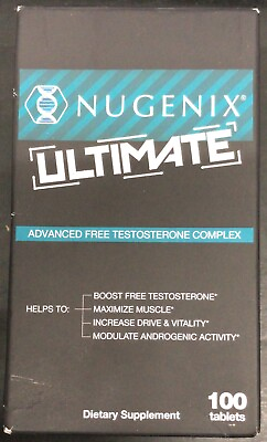 #ad Nugenix Ultimate Advanced Complex 100 Tablets Maximize Muscle EXP.04 2025 O8 $38.00