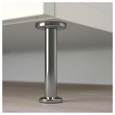 #ad 4 Legs Ikea Legs STALLARP for BESTA steel chrome 3 7 8 quot; 203.905.74 NEW $30.00