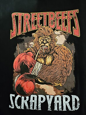 #ad Large Black T shirt mens womens teens bigfoot sasquatch streetbeefs scrapyard $19.98