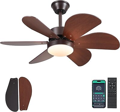 #ad 36quot; Ceiling Fan with Lights and Remote 6 Reversible Blades Ceiling Fan 3 Colors $91.75