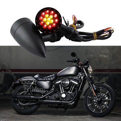 #ad Motorcycle LED Turn Signal Light Blinker For Harley Sportster Iron 1200 883 XL $22.37
