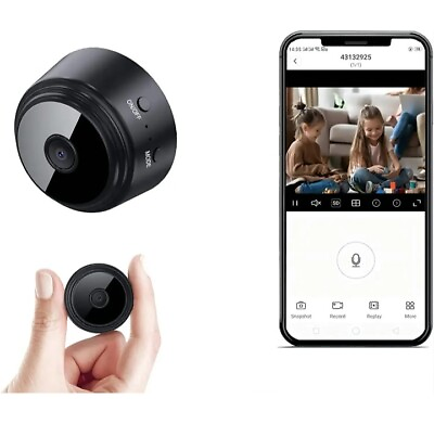 #ad Best Selling Small Hidden Mini Home Spy Cam Tiny Surveillance WiFi Ships Fast $19.99