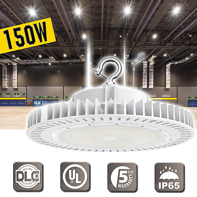 #ad LED High Bay Light 150W Warehouse Shop Commercial Lighting Fixture UL DLC Listed $70.61