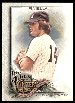 #ad 2022 Allen and Ginter Base Short Print SP #344 Lou Piniella New York Yankees $1.24