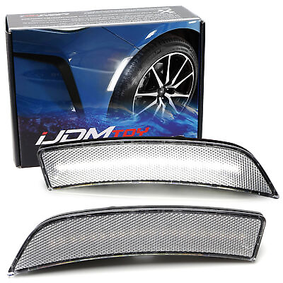 #ad JDM Clear Lens White Full LED Side Marker Lights For 22 Subaru BRZ Toyota GR86 $44.99