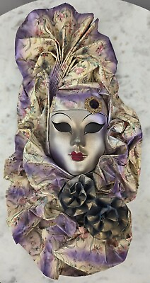 #ad World Traveler RareHandmade Venetian masquerade mask. Made In Italy hand made $60.00