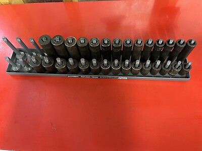 #ad Snap on Tools 29 Piece 1 2quot; Drive Metric 6 Point Shallow amp; Deep Impact sockets $599.99