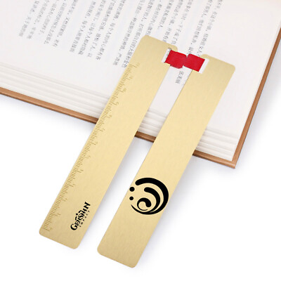 #ad Anime Stationery Bookmark Genshin Impact Student Metal Notepad Bookmark Gift #4 $17.88