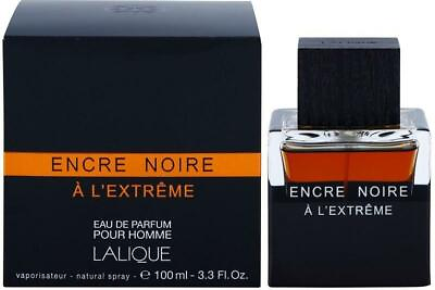 #ad Encre Noire A L#x27;extreme by Lalique Cologne for Men EDP 3.3 3.4 oz New In Box $28.63