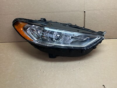 #ad OE 2017 2018 2019 2020 FORD FUSION HALOGEN HEADLIGHT WITHOUT LED ACCENT RH NICE $145.00